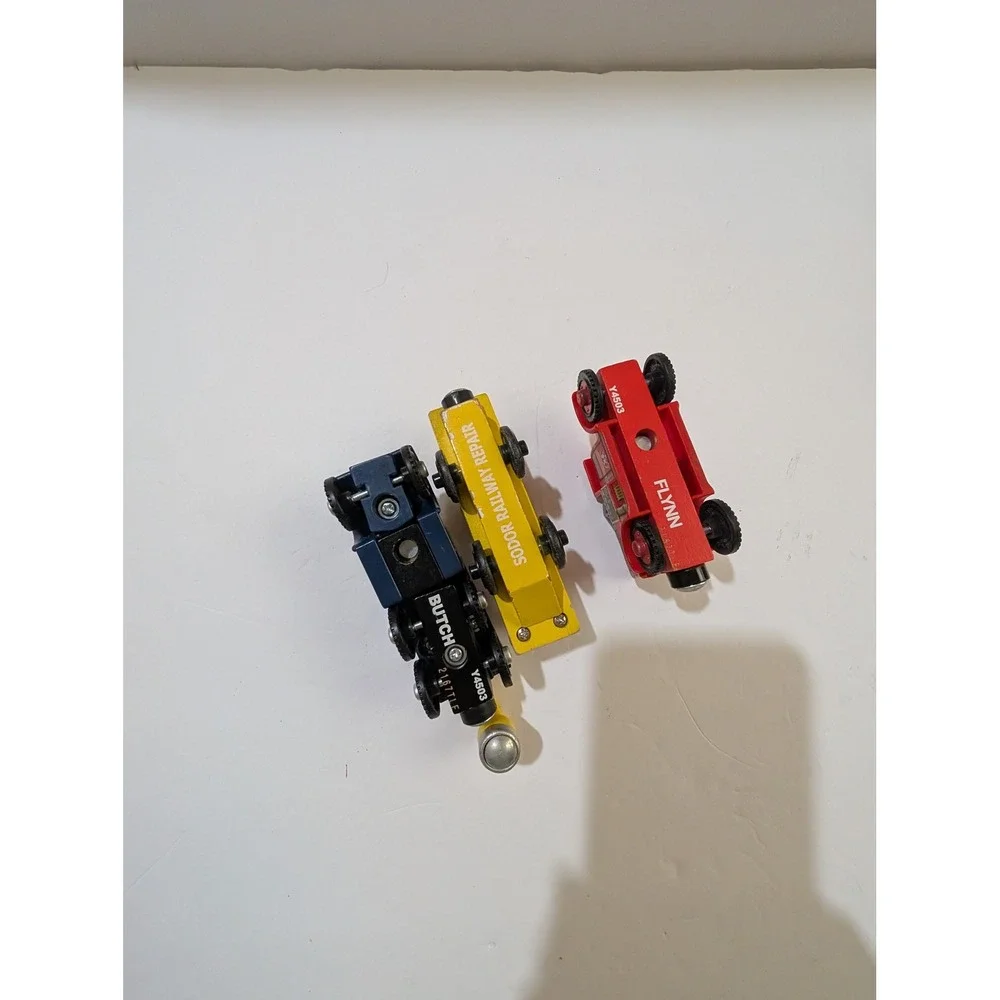 Thomas Wooden Railway Butch Flynn Sodor Railway Repair Vehicle Lot of 3 Y4503
